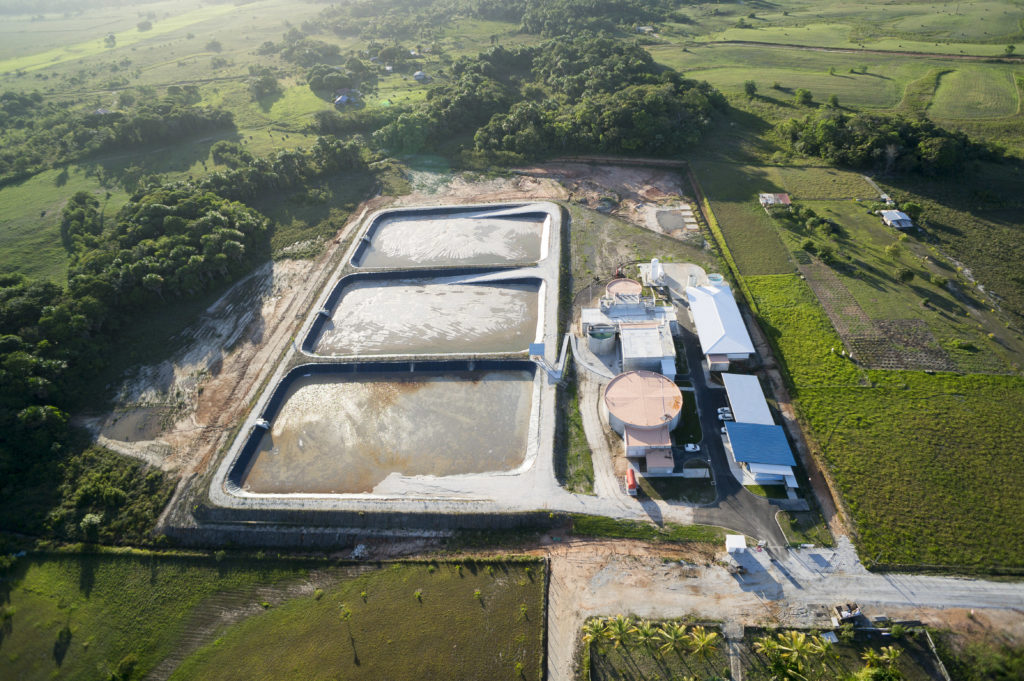 L'usine de production d'eau potable Serge Adelson à Macouria